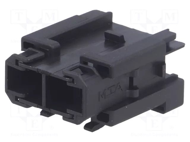 Fuse holder; 19mm; 30A; on cable,push-in; ways: 1; -40÷120°C; black MTA MTA-0X00400