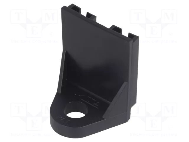 Holder; screw,push-in; Body: black; polyamide,polyamide 66; black MTA MTA-0300691