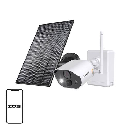 Outdoor IP camera with solar panel ZOSI C306Pro WiFi 3MP IP66, ZOSI C306Pro