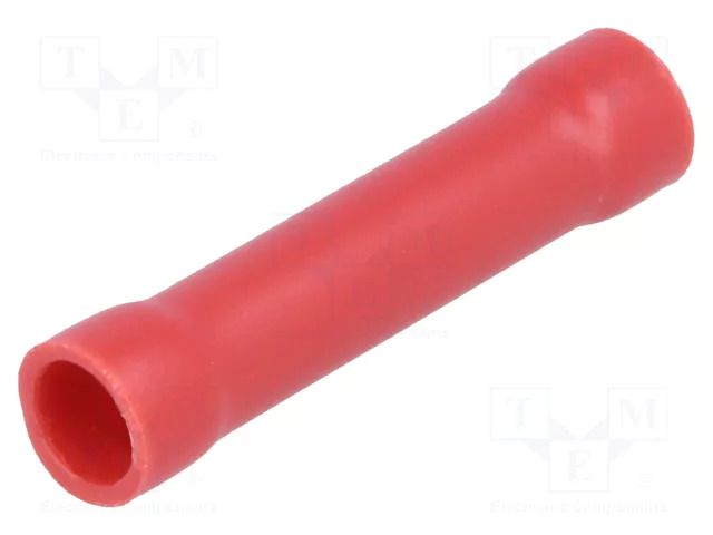 Tip: butt splice; insulated; brass; 0.5÷1.5mm2; tinned; crimped NINIGI ST-065/R