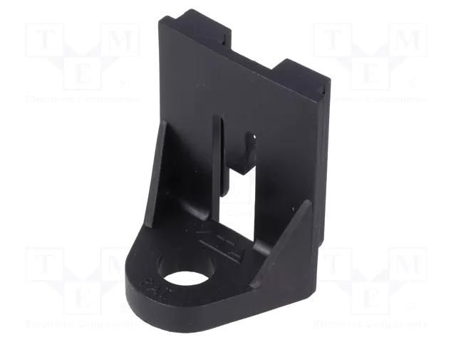 Holder; screw,push-in; Body: black; polyamide,polyamide 66; black MTA MTA-0300690