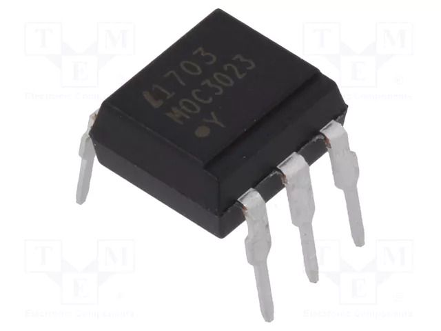 Optotriac; 5kV; Uout: 400V; without zero voltage crossing driver LITEON MOC3023-LIT