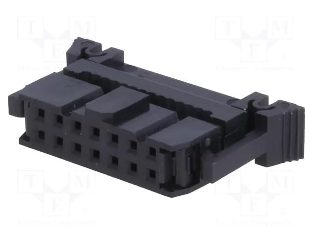 Connector: IDC; plug; female; PIN: 14; IDC; for ribbon cable; 2.54mm NINIGI AWP-14ZZ