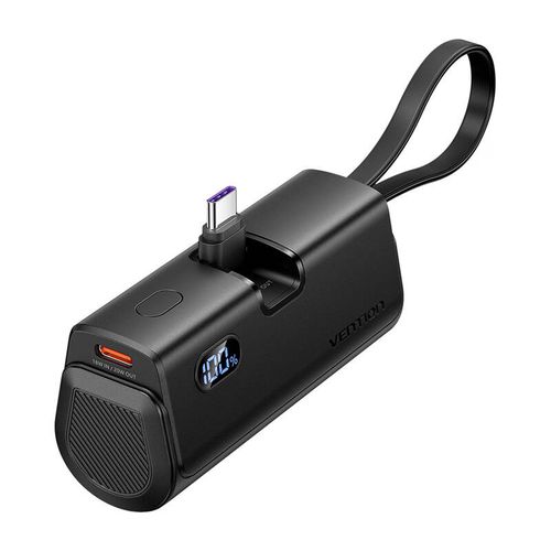 Powerbank Vention LED display 4800mAh 22.5W FHQB0 (black), Vention FHQB0