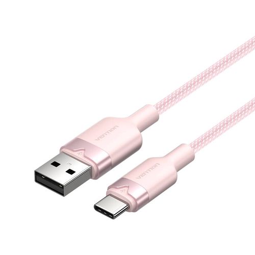 USB 2.0 A to USB-C 3A cable Vention CTNPH 2M (pink), Vention CTNPH