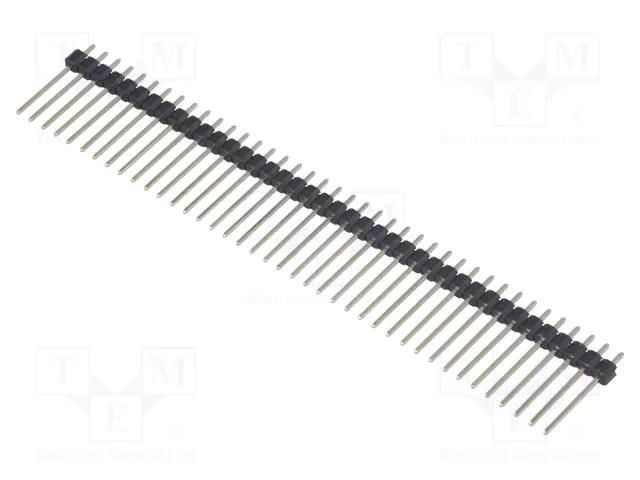 Connector: pin strips; pin header; male; PIN: 40; straight; 2.54mm CONNFLY ZL209-40P