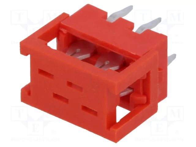 Connector: wire-board; adapter; PIN: 4; 30V; 1A; IDC,THT; 2x2; 1.27mm AMPHENOL COMMUNICATIONS SOLUTIONS TMM-2-0-04-2
