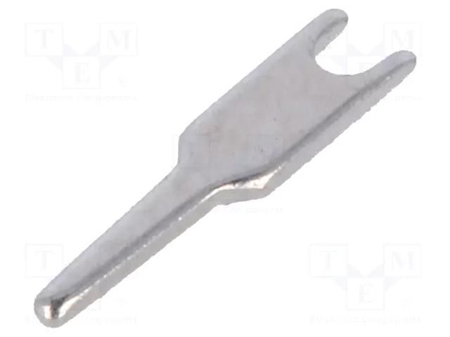 Tip: solder lug; 1.6mm; 0.4mm; soldering,THT; tinned; bronze VOGT 1001.28