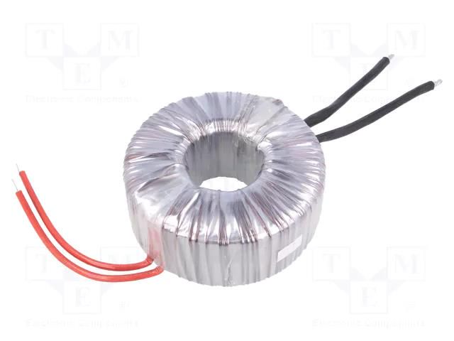 Transformer: toroidal; 600VA; 230VAC; 12V; 50A; Leads: cables; IP00 INDEL TST600W/12V