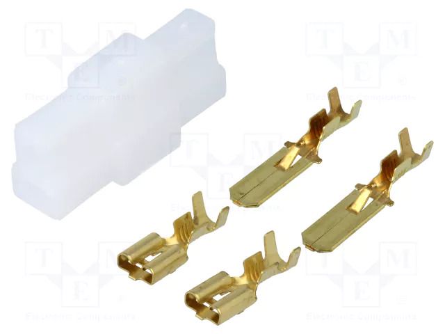 Terminal: flat; female/male; crimped; for cable; insulated; 2.5mm2 NINIGI OK-2MF