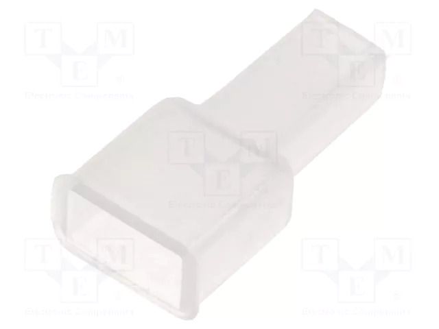 Terminals cover; male; for push-on 6.3mm connectors; ways: 1 IMP 107410W