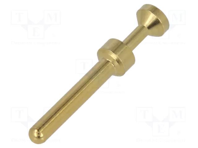 Contact; male; copper alloy; gold-plated; 0.14÷0.37mm2; crimped HARTING 09330006117
