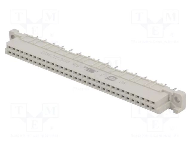 Connector: DIN 41612; plug; female; PIN: 32; straight; 2A; THT; 4.5mm HARTING 09022326825