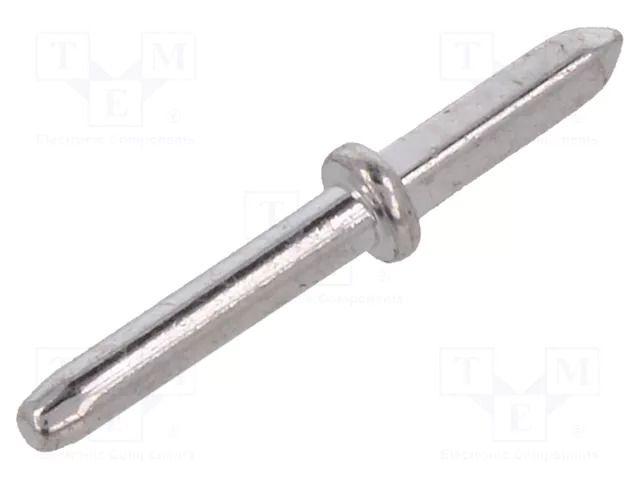 Tip: solder pin; THT; tinned; brass; Ø: 1.3mm; Overall len: 13.5mm VOGT 1365C.68