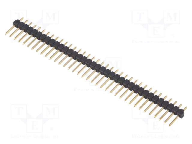 Connector: pin strips; pin header; male; PIN: 36; THT; SL 11; 2.54mm FISCHER ELEKTRONIK SL11.124.36G