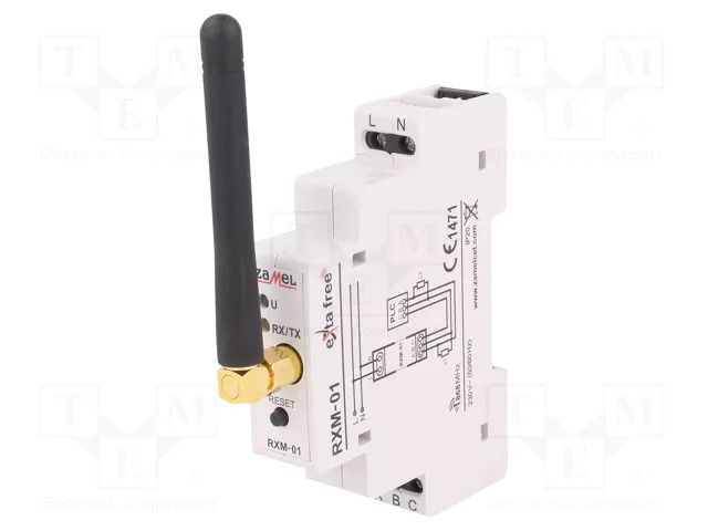 Translator RS485/EXTA FREE; Smart Home; for DIN rail mounting ZAMEL RXM-01