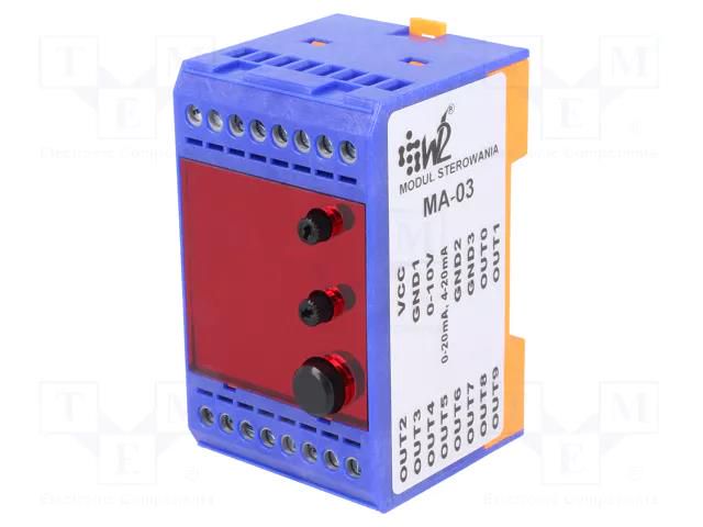 Accessories: control module; 20÷30VDC; IP20; 50x75x45mm; MA; ABS W2 MA-03