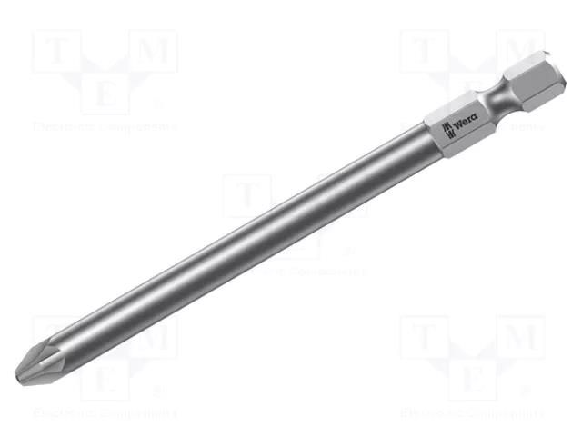 Screwdriver bit; Pozidriv®; PZ1; Overall len: 127mm WERA WERA.855/4Z/127