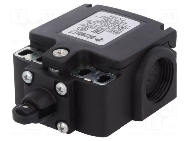 Limit switch; plastic roller Ø11mm; NO + NC; 10A; max.500VAC PIZZATO ELETTRICA FX515