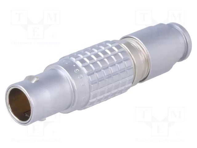 Connector: circular; 1B; plug; male; PIN: 6; soldering; for cable; 7A LEMO FGG1B306CLAD62Z