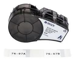 LABELS, PRINTER, 0.75" X 1", BLK/WHT M21-18-499.