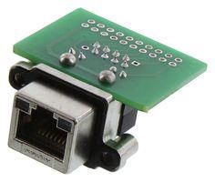 RUGGED RJ45 JACK, R/A 8P8C, 1PORT, TH MRJ5A8101