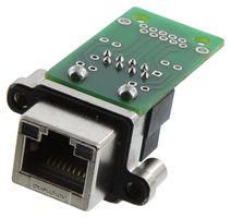 RUGGED RJ45 JACK, R/A 8P8C, 1PORT, TH MRJ5C8001