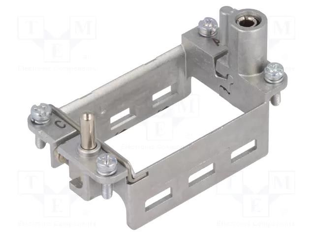 Frame for modules; Han-Modular®; size 10B; with lock; Modules: 3 HARTING 09140100361