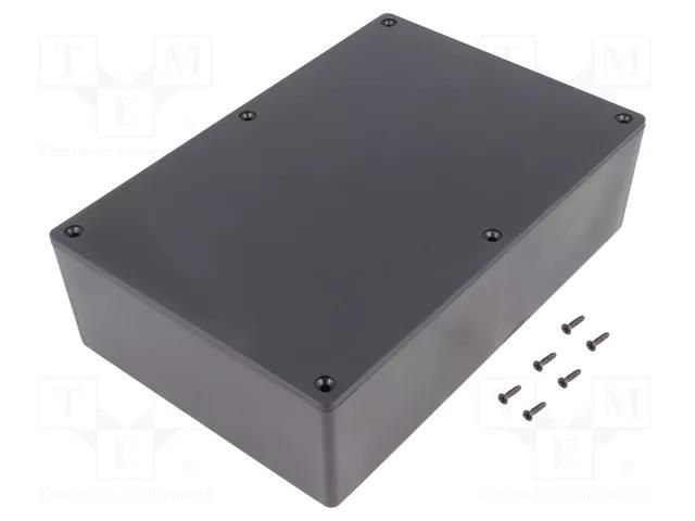 Enclosure: multipurpose; X: 150mm; Y: 221mm; Z: 63mm; 1591XXS; ABS HAMMOND HM-1591XXFSBK