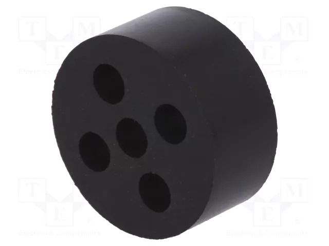 Insert for gland; 4mm; M25; IP54; NBR caoutchouc; Holes no: 5 LAPP SKINTOP-DIX-M25540