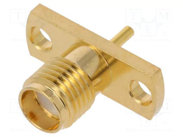 Connector: SMA; socket; female; straight; soldering; PTFE ADAM TECH RF2-44A-T-00-50-G