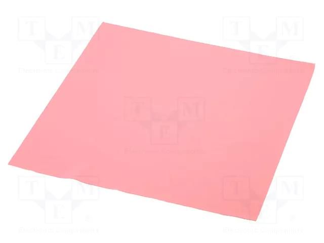 Cleaning wipes; ESD; L: 200mm; W: 200mm; polyester; pink; 0.1÷1GΩ SOLDER PEAK WIDE-ESD-1