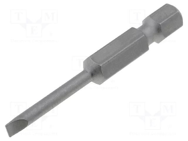 Screwdriver bit; slot; 3x0.5mm; Overall len: 50mm; PROFESSIONAL WIHA WIHA.01790