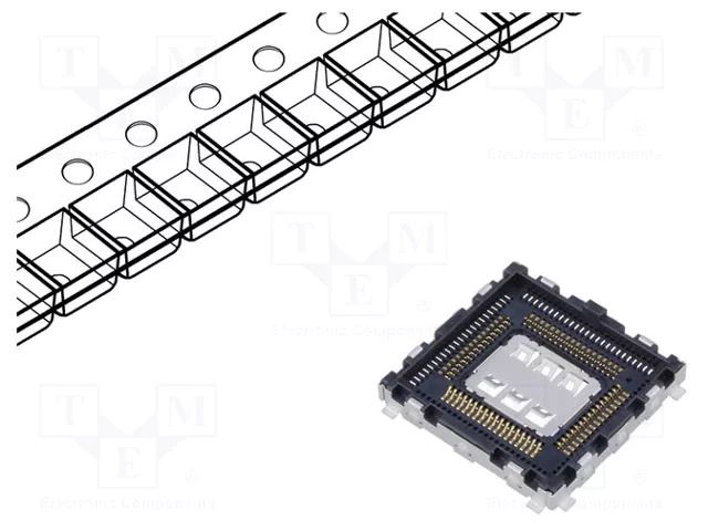 Socket: integrated circuits; For communication modules,LGA66 SIERRA WIRELESS 6000595