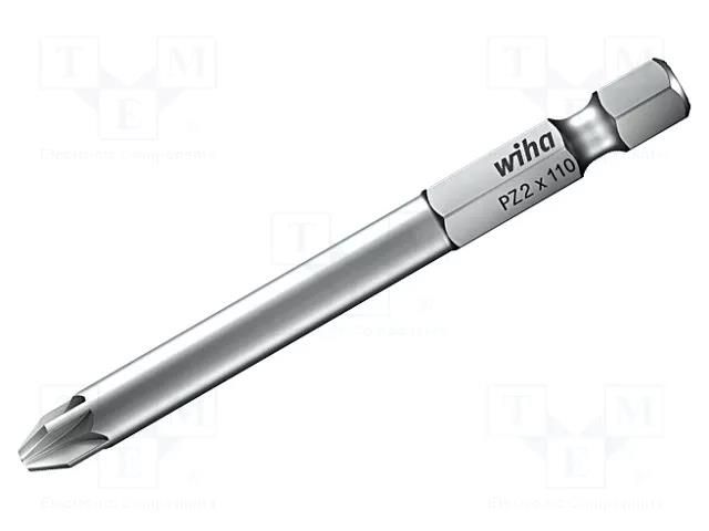 Screwdriver bit; Pozidriv®; PZ2; Overall len: 110mm; PROFESSIONAL WIHA WIHA.05799