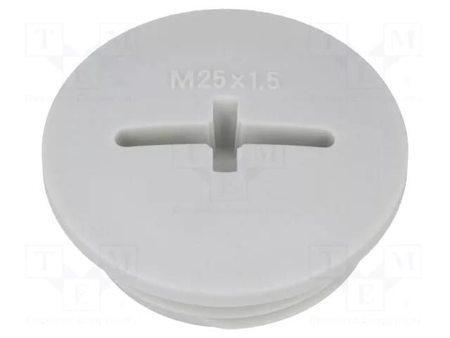 Stopper; M25; 1.5; IP54; polyamide; light grey; SKINDICHT®; 8mm LAPP BLK-GL-M25-R7035