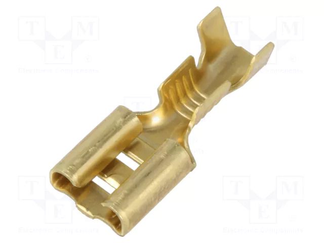 Terminal: flat; 6.3mm; 0.8mm; female; 1÷2.5mm2; crimped; for cable VOGT 3833.60