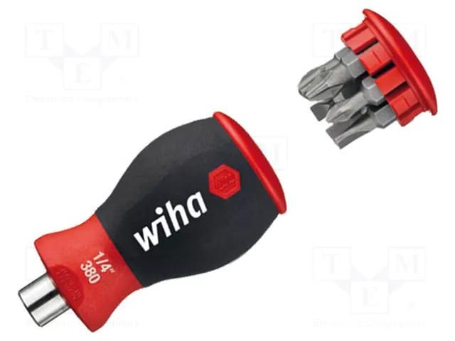 Kit: screwdriver; 6pcs; Phillips,slot; Screwdr.bit l: 25mm WIHA WIHA.380101