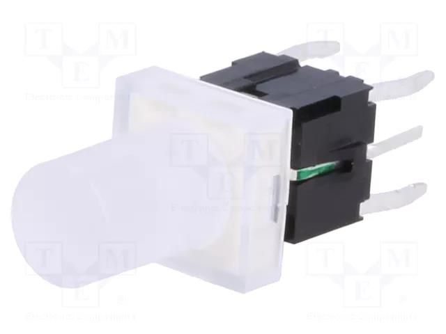 Switch: keypad; Pos: 2; SPST-NO; 0.05A/12VDC; LED; yellow-green; THT DIPTRONICS ML6-H2T2PGQA