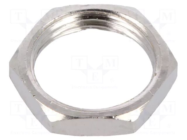 Nut; Application: F connectors; Plating: nickel AMPHENOL RF F-N