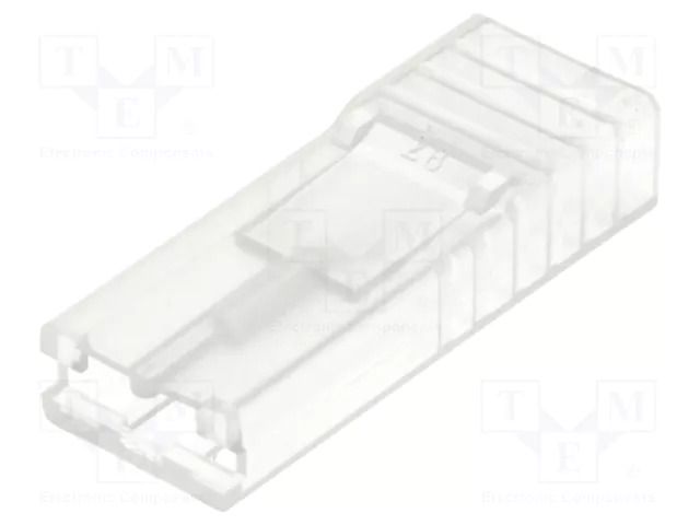 Terminals cover; female; for push-on 6.3mm connectors; ways: 1 TE Connectivity 735075
