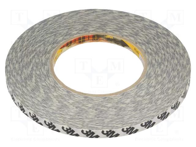 Tape: fixing; W: 9mm; L: 50m; acrylic; -40÷85°C 3M 3M-9086-9-50