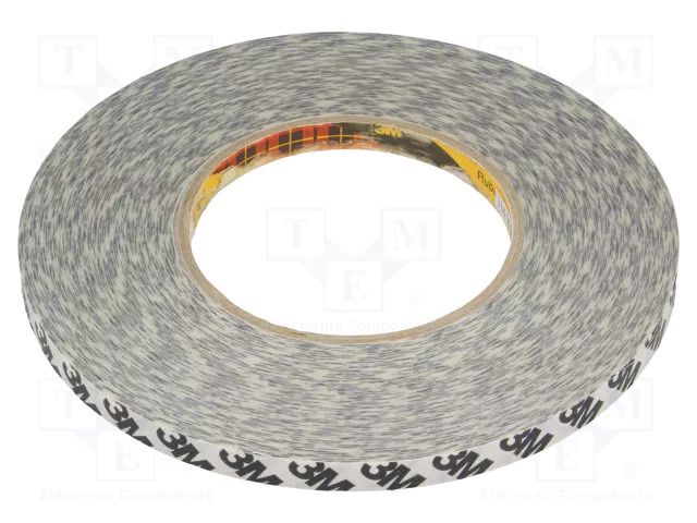 Tape: fixing; W: 9mm; L: 50m; acrylic; -40÷85°C 3M 3M-9086-9-50