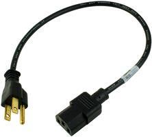 POWER CORD NEMA5-15P/IEC C13, 1.5FT, 10A BLACK 17002A 10 B1