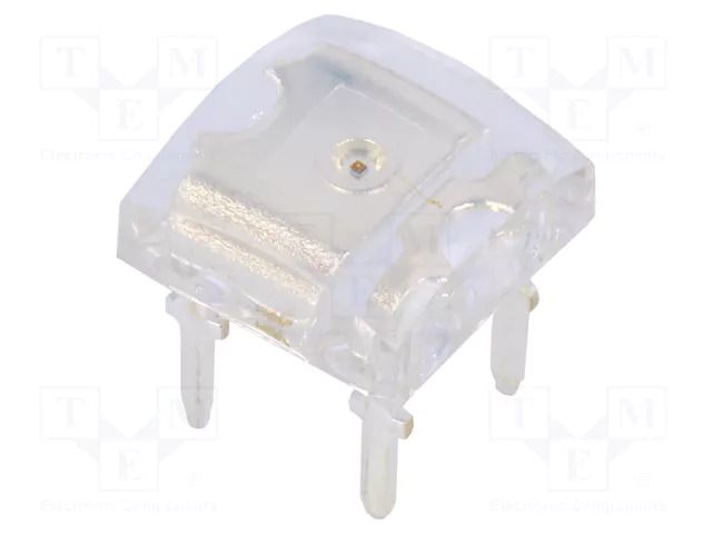 LED Super Flux; red; 7.62x7.62mm; 750÷1200mcd; 140°; Front: flat OPTOSUPPLY OSR5PAZ4E1D