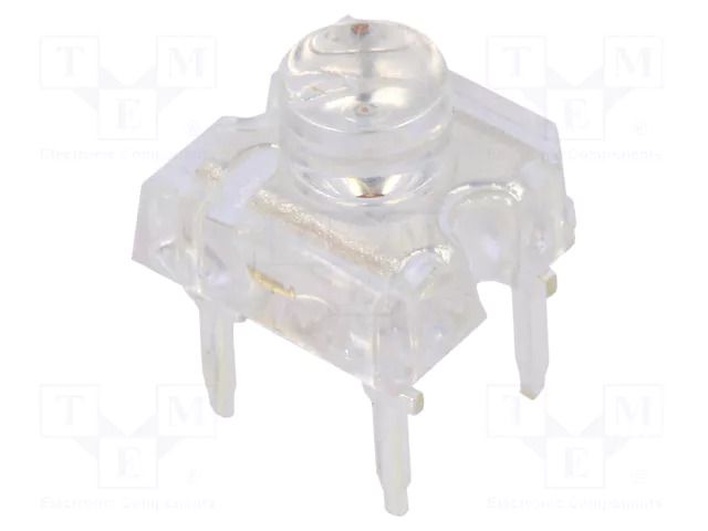LED Super Flux; orange; 7.62x7.62mm; 750÷1120mcd; 120°; 30mA OPTOSUPPLY OSO5PAZJC1D