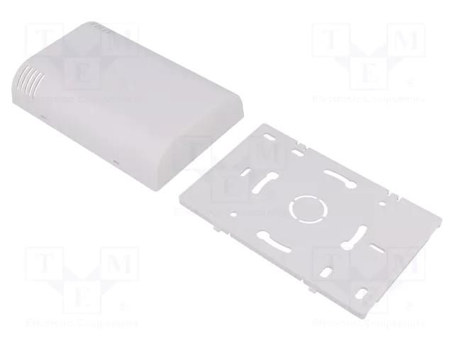 Enclosure: wall mounting; X: 80mm; Y: 120mm; Z: 25mm; ABS; white ITALTRONIC IT-61.6070000