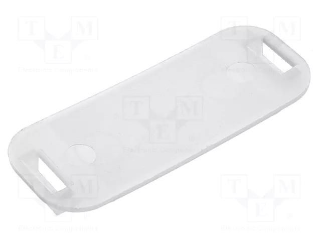 Label; polyamide; natural; leaded; cable ties 4.8 mm width ESSENTRA WIT-MK-1