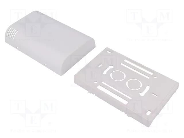 Enclosure: wall mounting; X: 80mm; Y: 120mm; Z: 35mm; ABS; white ITALTRONIC IT-61.6040003