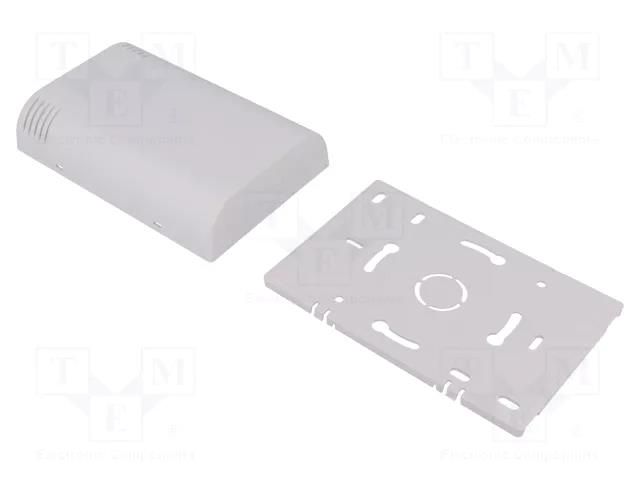 Enclosure: wall mounting; X: 80mm; Y: 120mm; Z: 25mm; ABS; white ITALTRONIC IT-61.6040000